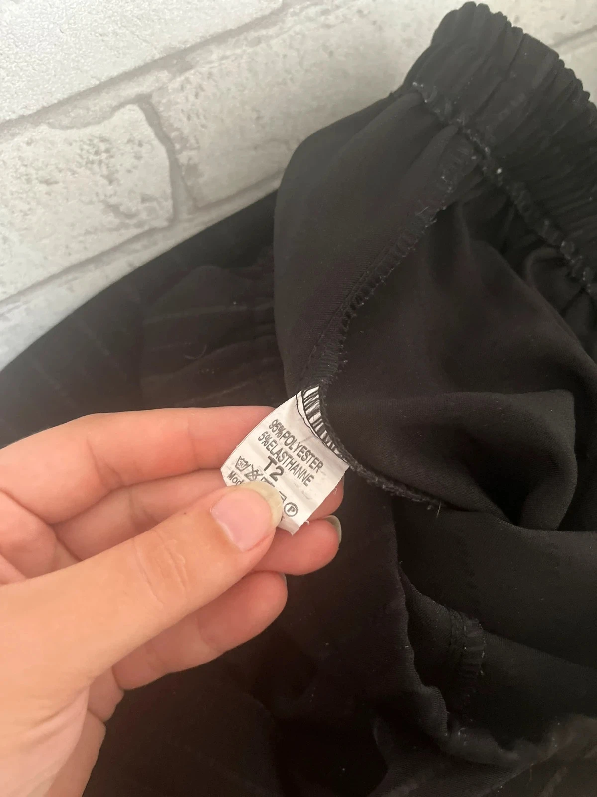 Flowy black pants – Size 38 – photo 6